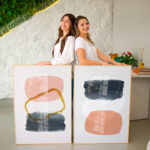 Quadro Decorativo Formas Orgânica Tons Pastel  - Composição 11 - Imagem 4