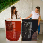 Quadro Decorativo Abstrato com Cores Vibrantes - Composição 178 - Imagem 3