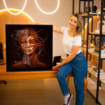 Quadro Decorativo Line Woman - Imagem 4