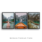 Quadro Decorativo Lago di Braies - Composição 66 - Imagem 6
