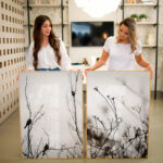 Quadro Decorativo Árvore Seca e Pássaros - Composição 237 - Imagem 2