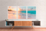 Quadro Decorativo Praia por do Sol - Composição 101