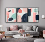 Quadro Decorativo Estilo Boho tons Claro - Composição 147