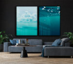Quadro Decorativo Céu e Mar - Composição 149