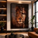 Quadro Decorativo Cristo Ele é o Leão