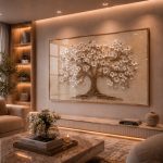 Quadro Decorativo Arvore da Vida Floral