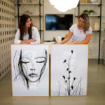 Quadro Decorativo Faces Of Women and Birds - Composição 255 - Imagem 2