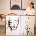 Quadro Decorativo Faces Of Women and Birds - Composição 255 - Imagem 5
