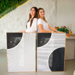 Quadro Decorativo Linearis Traços e Formas - Composição 253 - Imagem 3