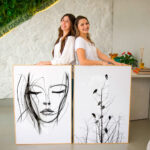 Quadro Decorativo Faces Of Women and Birds - Composição 255 - Imagem 4