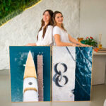 Quadro Decorativo Barco de Madeira e Anel de Amarração no Cais - Composição 258 - Imagem 4