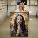 Quadro Decorativo Cristo Lumina - Imagem 4