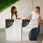 Quadro Decorativo Linearis Traços e Formas - Composição 253 - Imagem 4
