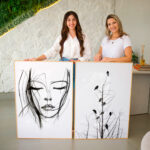 Quadro Decorativo Faces Of Women and Birds - Composição 255 - Imagem 3