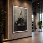 Quadro Decorativo Luva Boxe