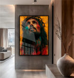 Quadro Decorativo Cristo com olhar Elevado