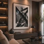 Quadro Decorativo Aço e Perspectiva