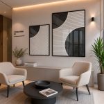 Quadro Decorativo Linearis Traços e Formas - Composição 253
