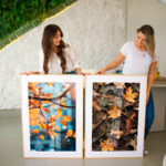 Quadro Decorativo Folhas de Outono Dourado - Composição 269 - Imagem 3
